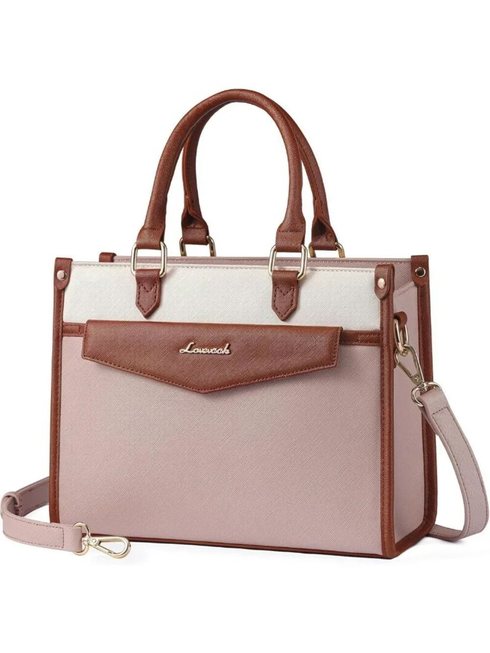 Trendy PU Leather Satchel Tote & Crossbody Bag for Women - Stylish Handbag